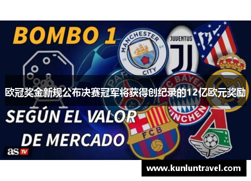 欧冠奖金新规公布决赛冠军将获得创纪录的12亿欧元奖励